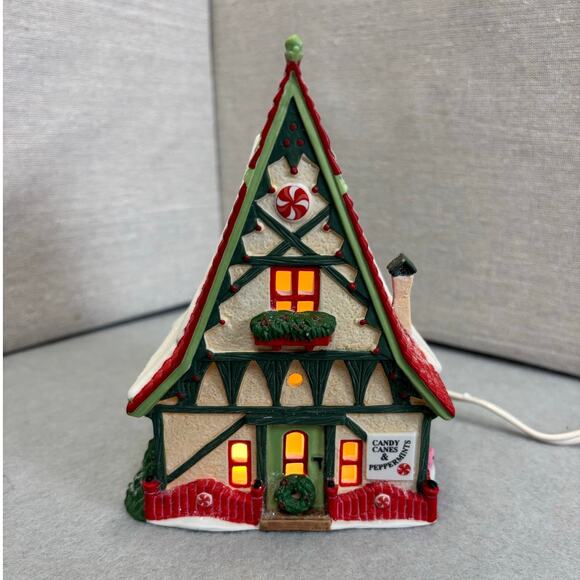 Dept. 56 Candy Cane & Peppermint Shop North Pole 56.56390 - Picture 2 of 9